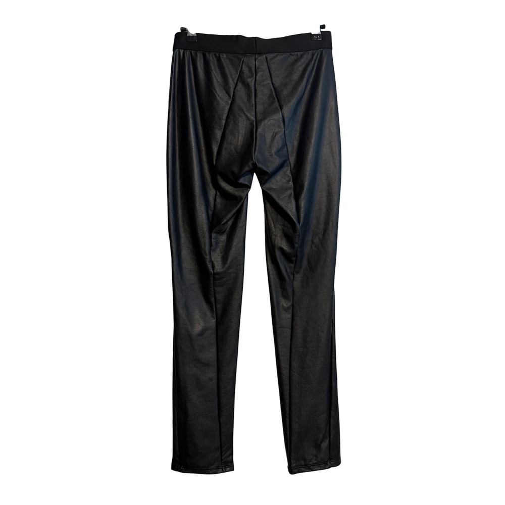 Emerson Fry Black Vegan Leather High Rise Leggings Pants NWT Size S - Picture 4 of 12